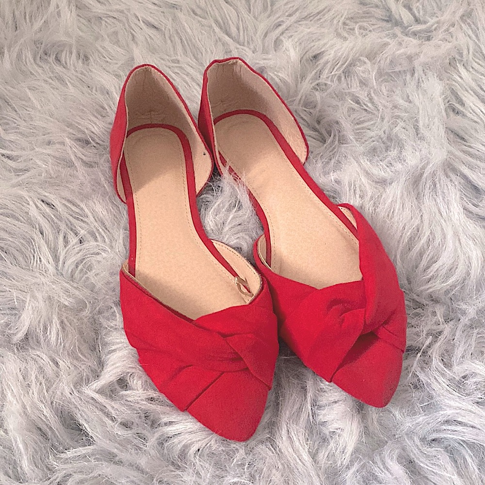 Charlotte Russe Red flats